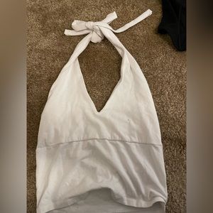 Cute white crop top